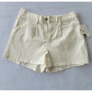 No Comment  Shorts Womens Size L  White  NEW